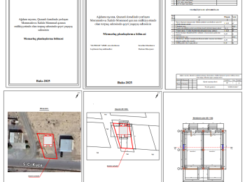 Bütün növ tikintilərin memarlıq layihələrinin, cizgi və