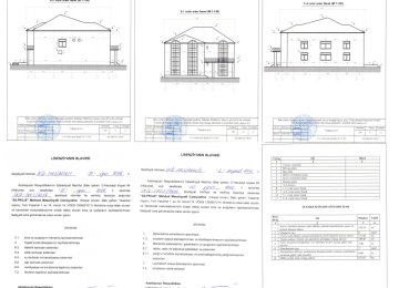 Bütün növ tikintilərin memarlıq layihələrinin, cizgi və