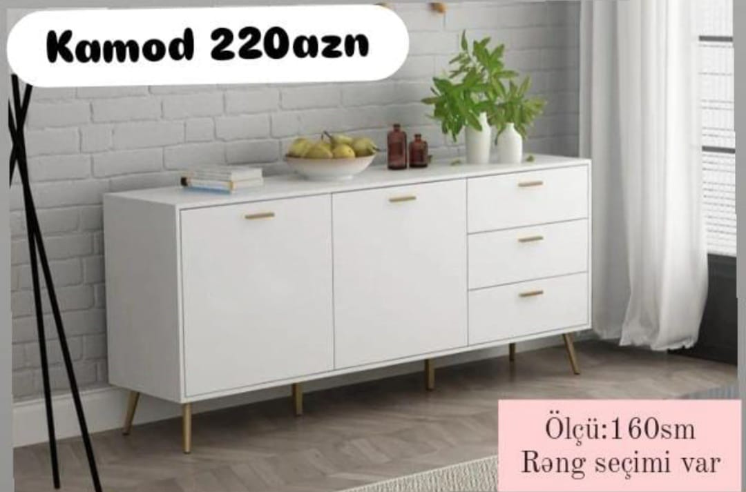 Kamod Sifarişlə hazırlanır Rəng seçimi var Ölçü 160/80/40sm