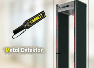 Metal detektor iki cür olur - Qapı tipli metal detektor, əl