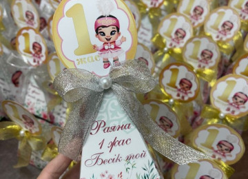 Xestexana cixisi ve ad gunu ucun paylama konfetler