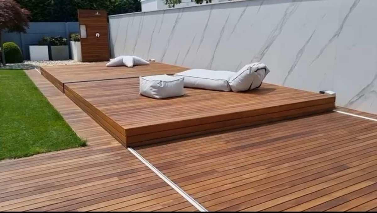 Hovuz üstü sürgülü Məkanınıza uyğun, innovativ hovuz örtüyü!" Sürgülü hovuz