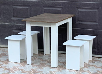 Masa və taburetka Anbardan birbaşa satış Rəng seçimi var