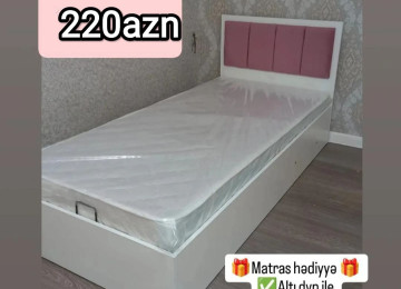 Bazalı çarpayı Sifarişlə hazırlanır Rəng seçimi var Matras