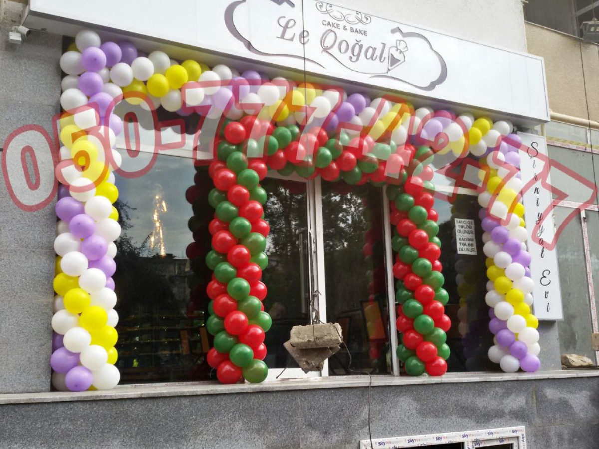 Acilis sar dizayn. Acilis sar. Tedbir shar. Magaza shar