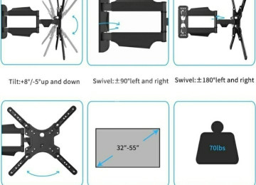 32-55 düyümə kimi divarda hərəkət edən dala qabağa sağa