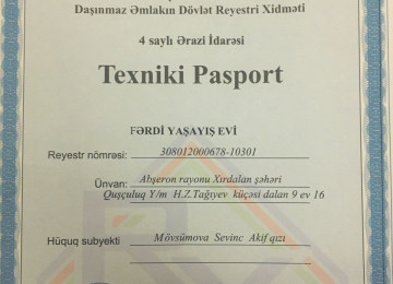 Xlrdalan 2 otaq heyet evi satllr 1.5 sot 55kv 49500 azn