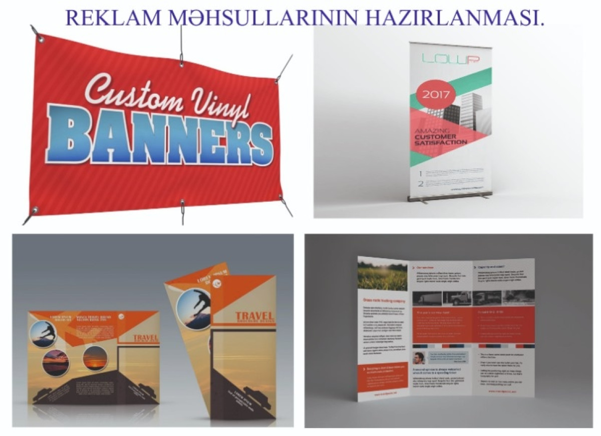 Reklam Poliqrafiya Promo Salam Dizayn Kamp reklam şirkəti sizə yüksək keyfiyyətli