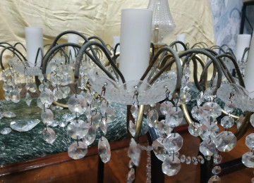 Çexoslovakiya istehsalı (Preciosa) xrustal retro stildə