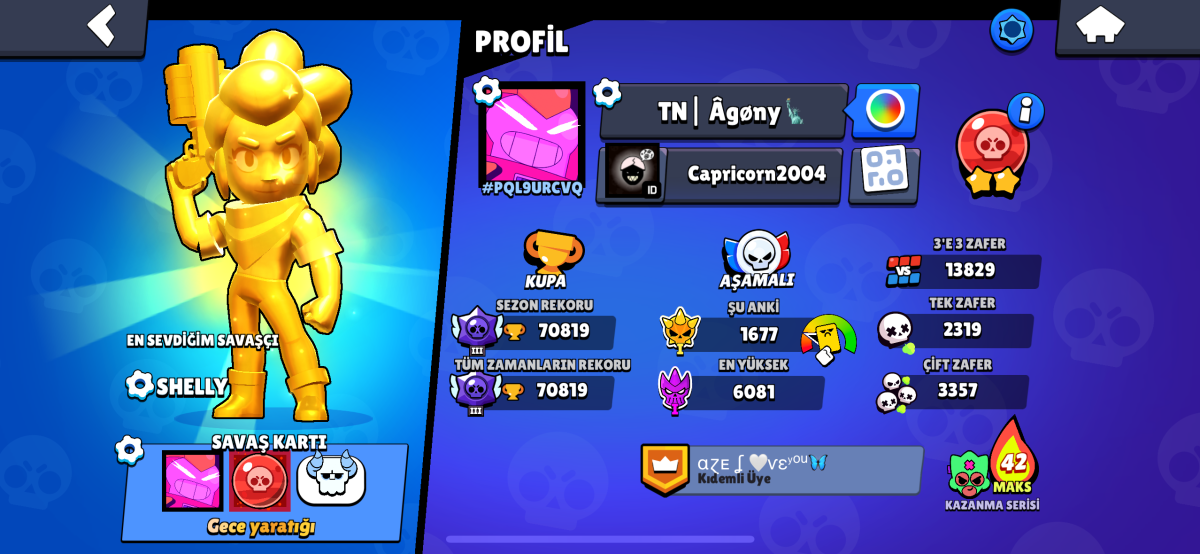 Brawl stars 70k hesap Hesap 2019 dur ve bütün krkterlr var