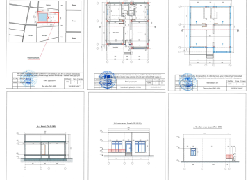 Bütün növ tikintilərin memarlıq layihələrinin, cizgi və