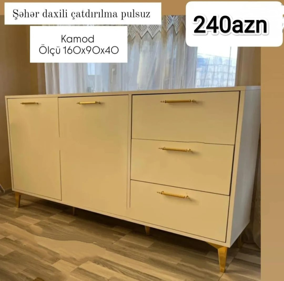 Kamod Kamod Sifarişlə hazırlanır Rəng seçimi var Ölçü 160/90/40sm