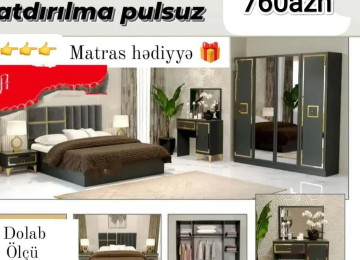 Yataq dəsti Sifarişlə hazırlanır Rəng seçimi var Matras