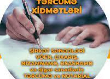 Tərcümə sektoru bazarında görünməmiş endirimlər ilə gəldik.