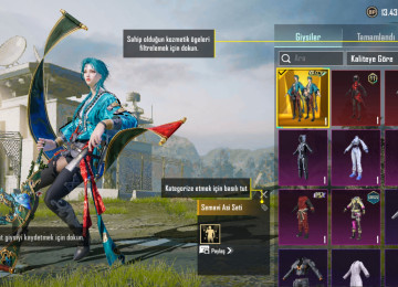 Pubg mobile 45 seviye Semavi asi seti nihai Yakan kükreme