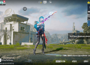 Pubg mobile 45 seviye Semavi asi seti nihai Yakan kükreme