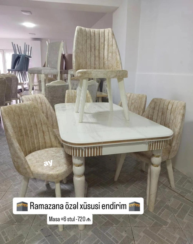 Stol stul desti *masa desti* *stol stul* Bizim mebellərlə Evinizi dahada