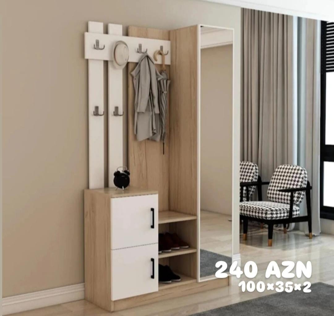 Dəhliz dolabı Sifarişlə hazırlanır Rəng seçimi var Ölçü