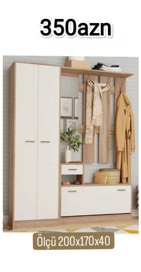 Dəhliz mebeli Sifarişlə hazırlanır Rəng seçimi var Ölçü