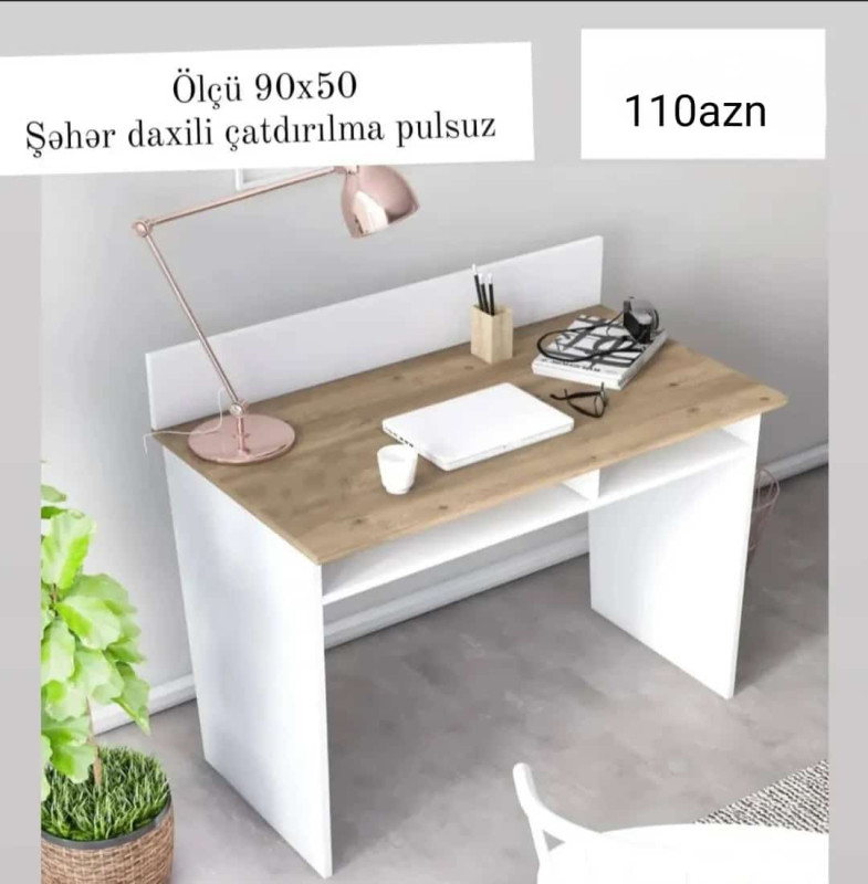 Kompüter masası Kompüter masası Sifarişlə hazırlanır Rəng seçimi var Ölçü
