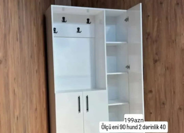 Dəhliz mebeli Sifarişlə hazırlanır Rəng seçimi var Ölçü