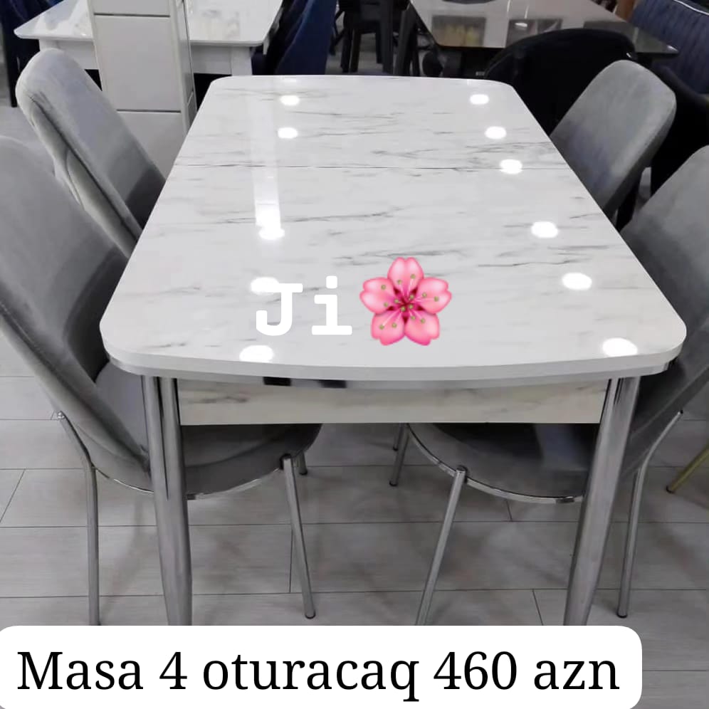 🇹🇷Turkiye istehsali. Metbex masa desti Masa 4oturacaq Masa