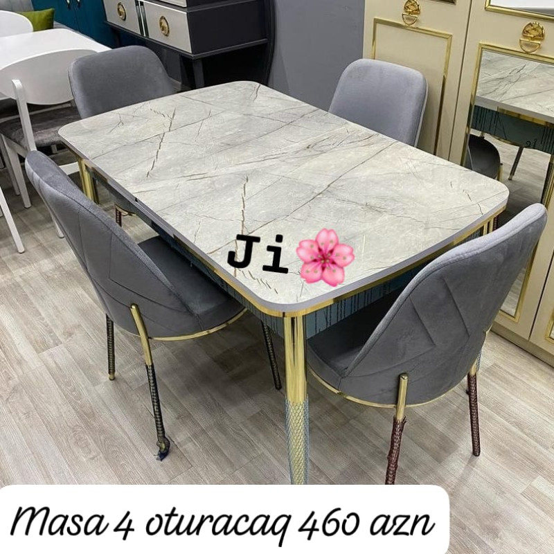 Stol stul desti 🇹🇷Turkiye istehsali. Metbex masa desti Masa 4oturacaq Masa