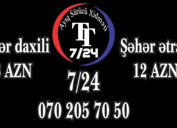 Ayiq surucu xidemetine bu sahədə təcrübəsi olan Mexanika və
