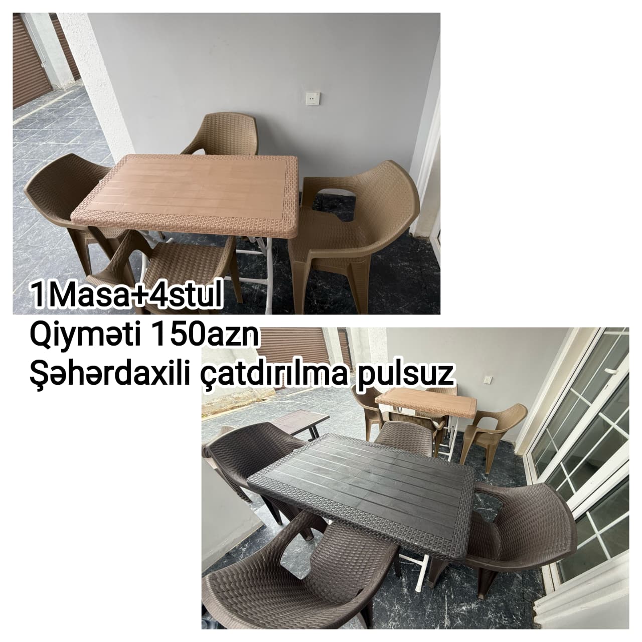 Plastik stol stul Türkiyə istehsalı Anbardan birbaşa satış