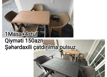 Plastik stol stul Türkiyə istehsalı Anbardan birbaşa satış