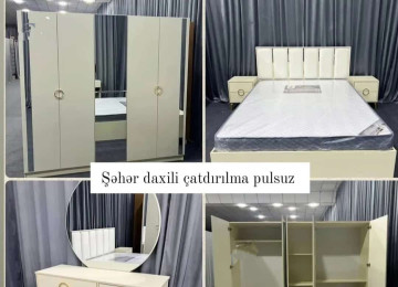 Yataq mebeli Sifarişlə hazırlanır Rəng seçimi var Matras