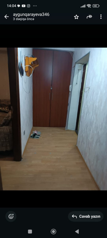 2 otaq menzil kiraye verlir Riyyat ticaret Merkezi 2 otaq menzil kiraye verlir qaz islq