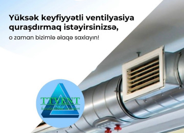 Havalandırma sistemlərinin satışı və quraşdirilması