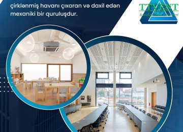 Havalandırma sistemlərinin satışı və quraşdirilması