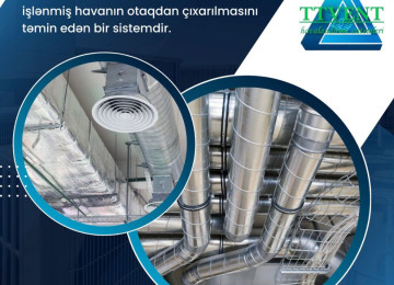 Havalandırma sistemlərinin satışı və quraşdirilması