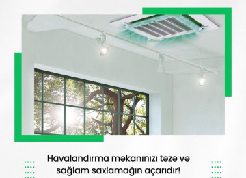 Havalandırma sistemlərinin satışı və quraşdirilması