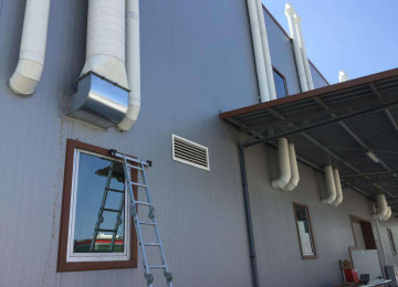 Havalandırma üçün boruların satışı və quraşdirilması