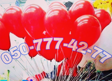 Helium və adi şarlarla bəzədilmə. Decor shar dizayn