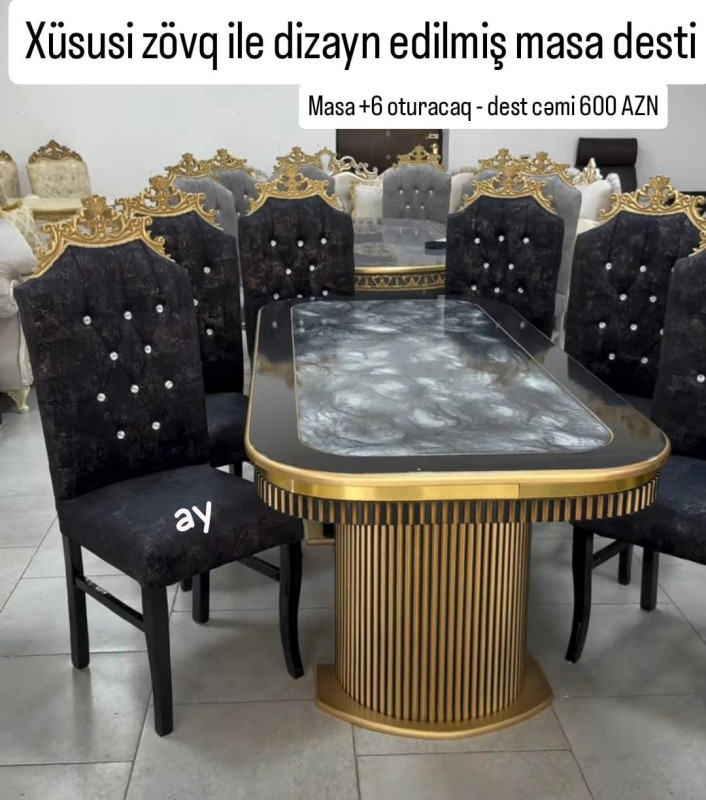 Stol stul desti *masa desti* *stol stul* Bizim mebellərlə Evinizi dahada