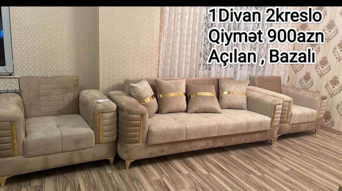Divan kreslo desti Sifarişlə hazırlanır Rəng seçimi var