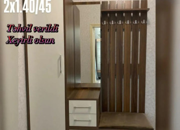 Dəhliz mebeli Sifarişlə hazırlanır Rəng seçimi var Ölçü