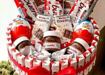 Kinder buketler sifarisle hazirlanir Sifarisler en az 1-3