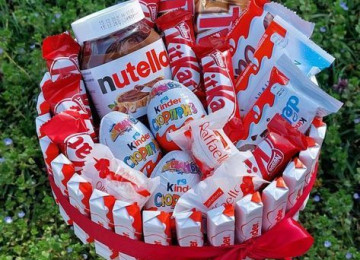 Kinder buketler sifarisle hazirlanir Sifarisler en az 1-3