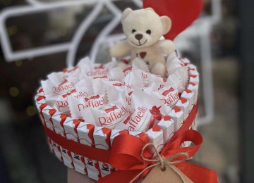 Kinder buketler sifarisle hazirlanir Sifarisler en az 1-3