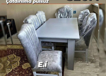 **Masa dəsti / Masa 6 stul 320Azn💥* ✔️Reng seçimi var ✔️