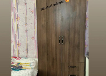 2Qapili şkaf Sifarişlə hazırlanır Rəng seçimi var Ölçü