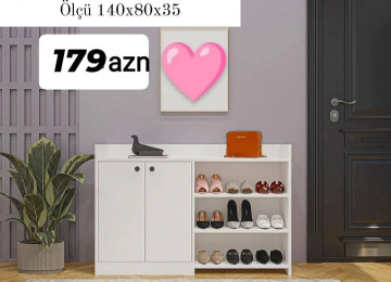 Ayaqqabı şkafı Sifarişlə hazırlanır Rəng seçimi var Ölçü