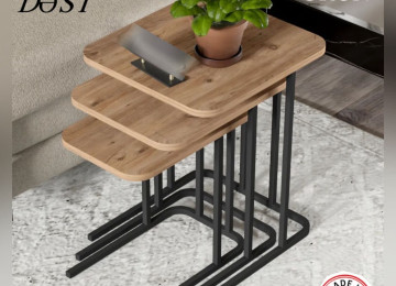 3lü Ziqon masalar Türkiyə istehsalı Anbardan birbaşa satış