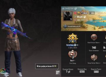 Pubg Hesabı 7 ilin hesabı old Hesab bol kombin