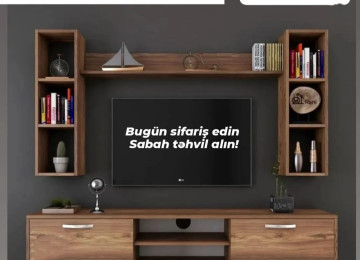 Tv stend Sifarişlə hazırlanır Rəng seçimi var Ölçü 180/35sm
